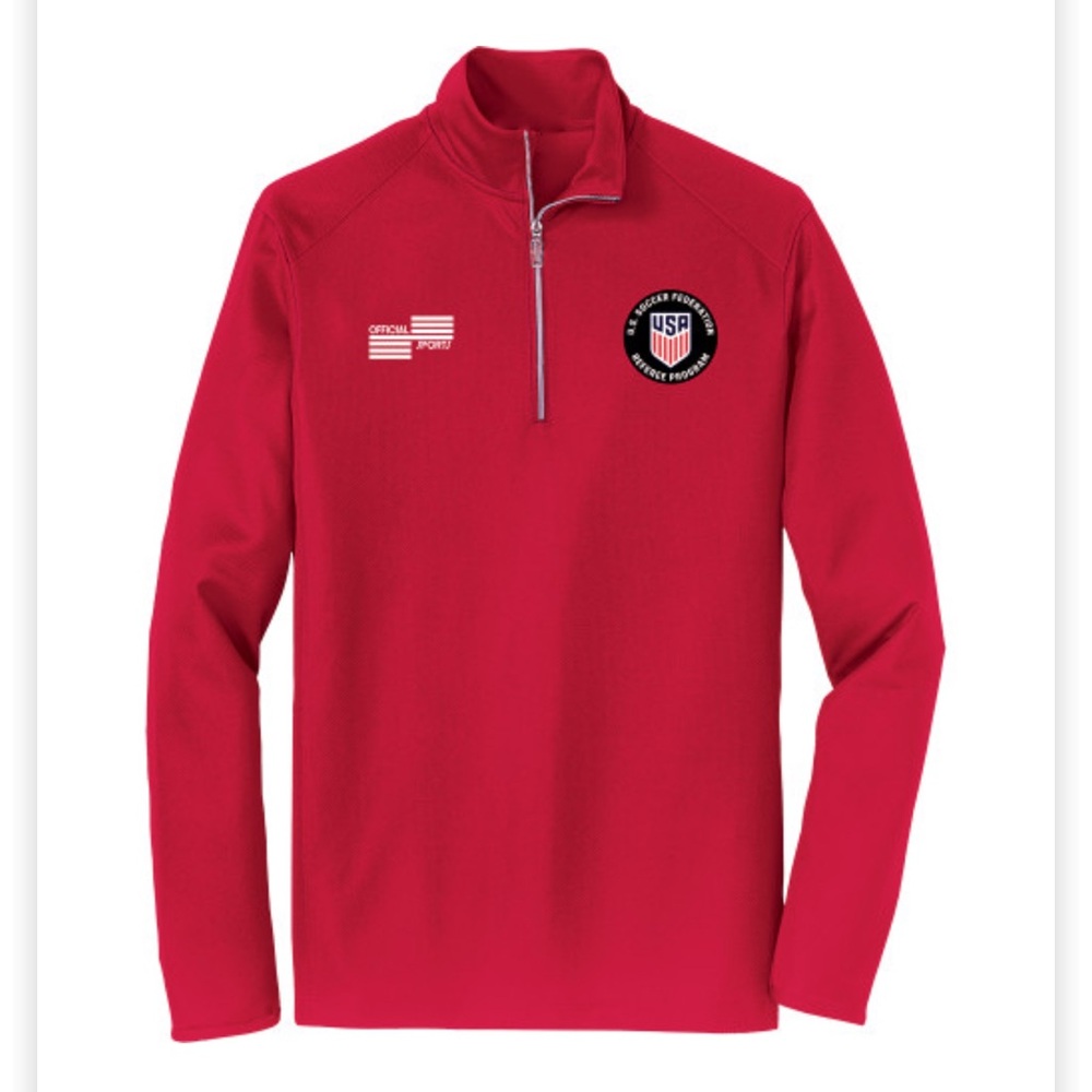 USSF Quarter Zip Long Sleeve